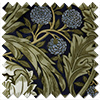 William Morris At Home African Marigold Velvet, Cornflower - Made to Measure Curtains